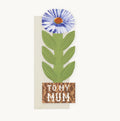 Voor mijn moeder bloemenkaart met zwierige aquarel van Hadley