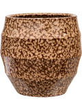 Samba Reactive plantenpot in Peach op neutrale achtergrond