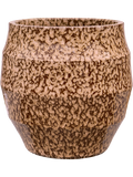 Samba Reactive plantenpot in Peach op neutrale achtergrond