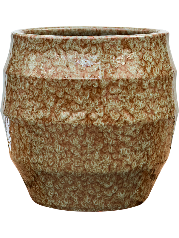 Samba Reactive plantenpot in Sage Green op neutrale achtergrond