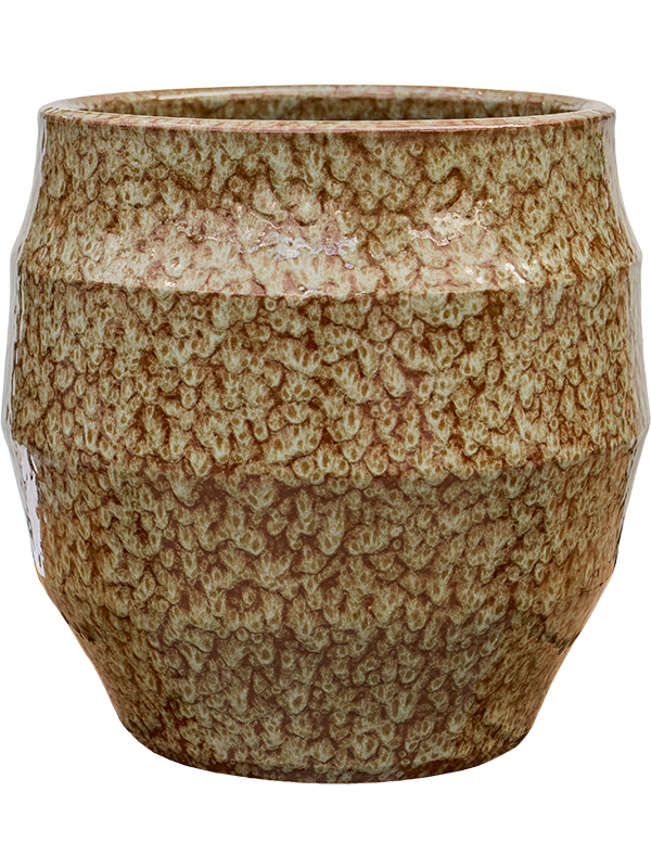 Samba Reactive plantenpot in Sage Green op neutrale achtergrond