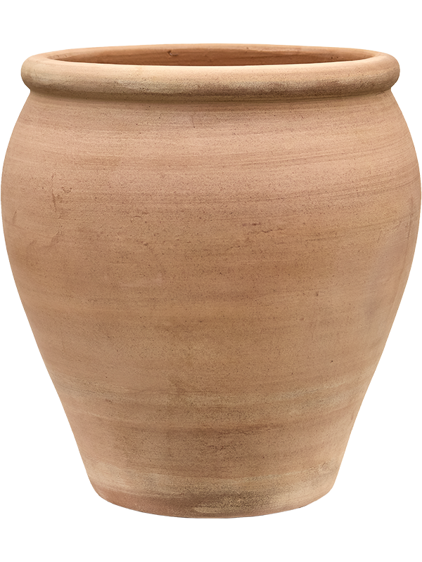Terra Antica Genova plantenpot in Chalk White op neutrale achtergrond