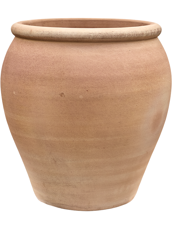 Terra Antica Genova plantenpot in Chalk White op neutrale achtergrond