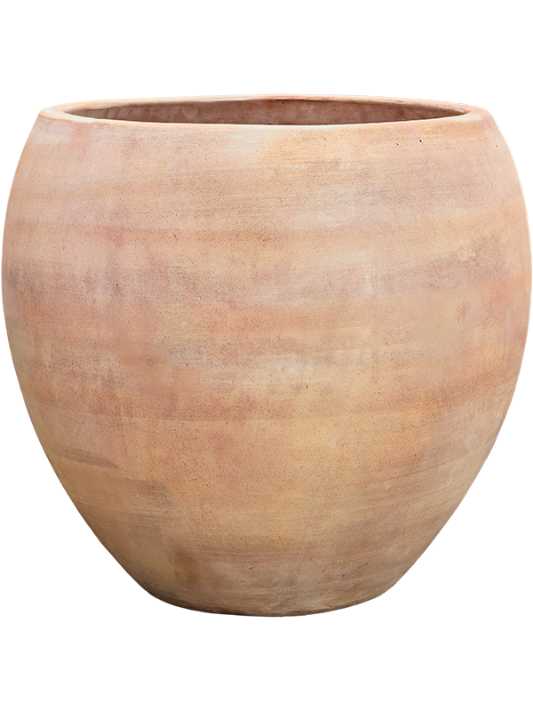 Terra Moderna Siena plantenpot in Chalk White op neutrale achtergrond