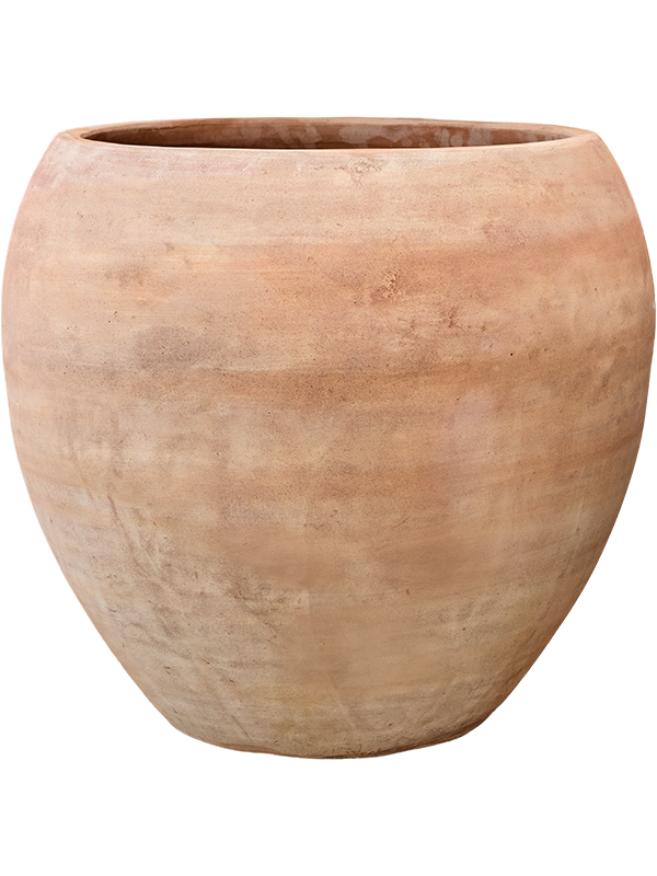 Terra Moderna Siena plantenpot in Chalk White op neutrale achtergrond