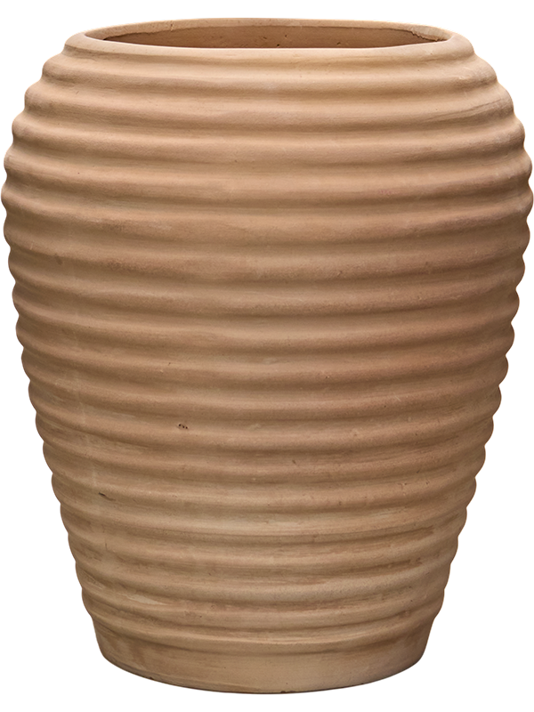 Terra Antica Verona plantenpot in Chalk White op neutrale achtergrond