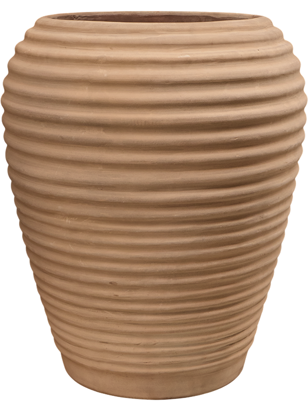 Terra Antica Verona plantenpot in Chalk White op neutrale achtergrond
