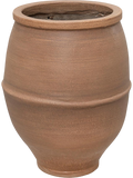 The Vessel Elia M plantenpot in Root Brown op neutrale achtergrond