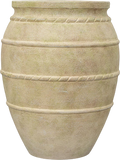 The Vessel Romera L plantenpot in Mossy Beige op neutrale achtergrond