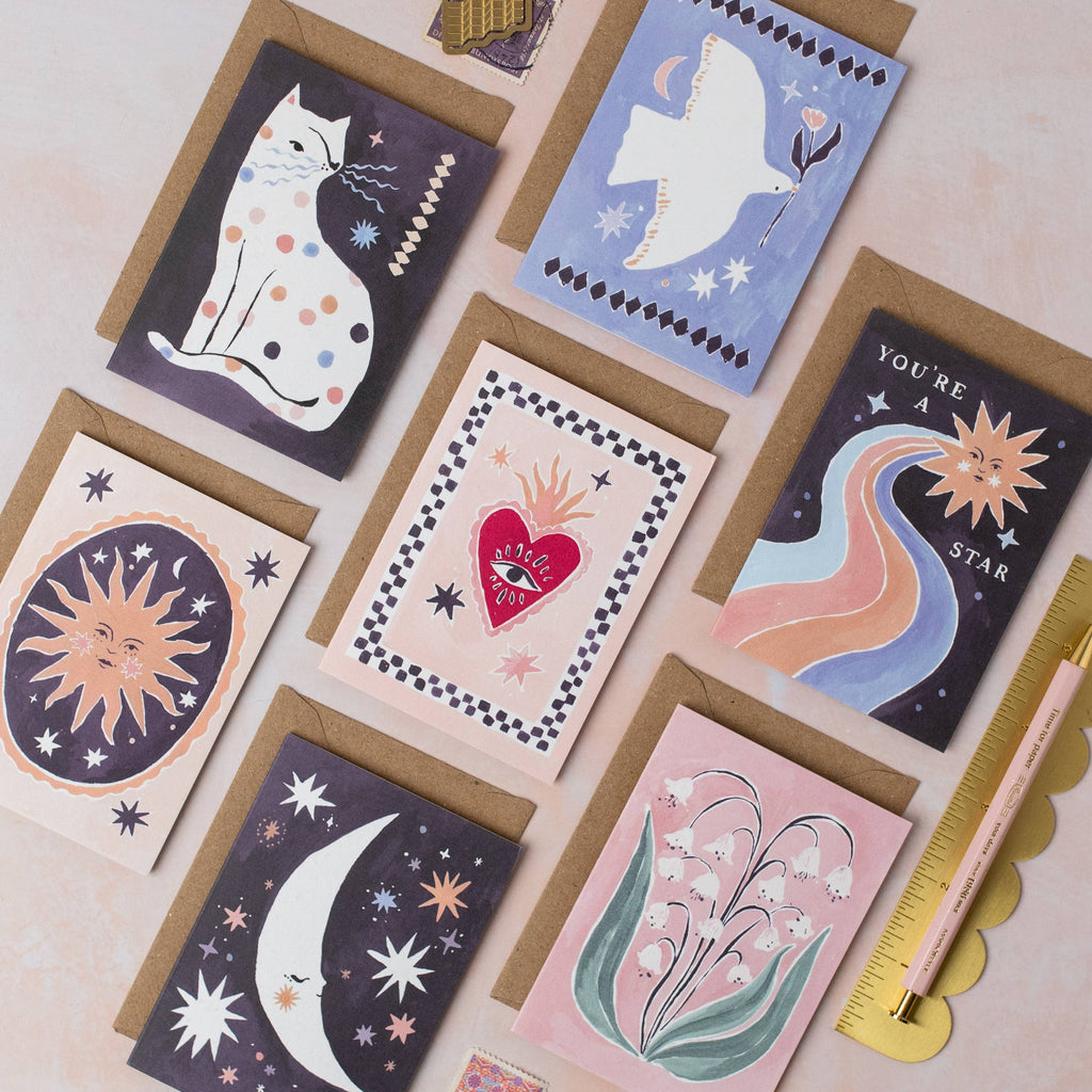 Dove Minikaarten | Blanco minikaarten | Mini-wenskaarten