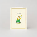 Voor jou - Goudfolie - Minikaart door Richard Scarry