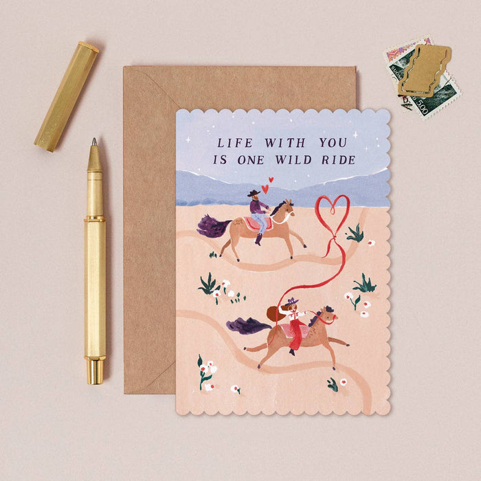 Wilde Rit Liefdeskaart | Jubileumkaarten | Valentijnskaarten