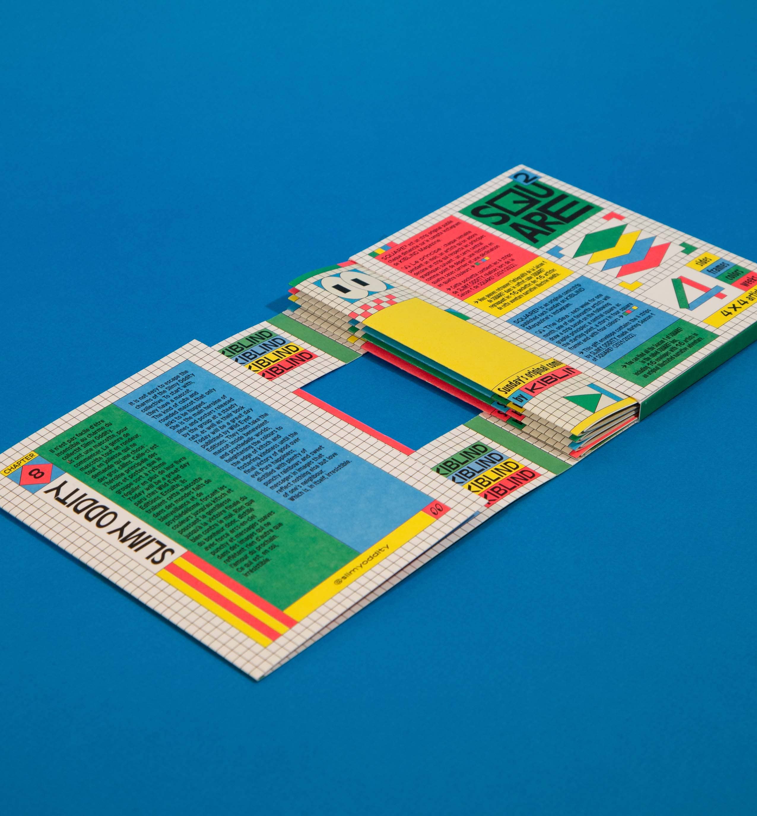 SQUARE² etui van Slimy Oddity, achterzijde