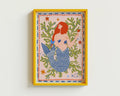 Folk zeemeermin grillige print