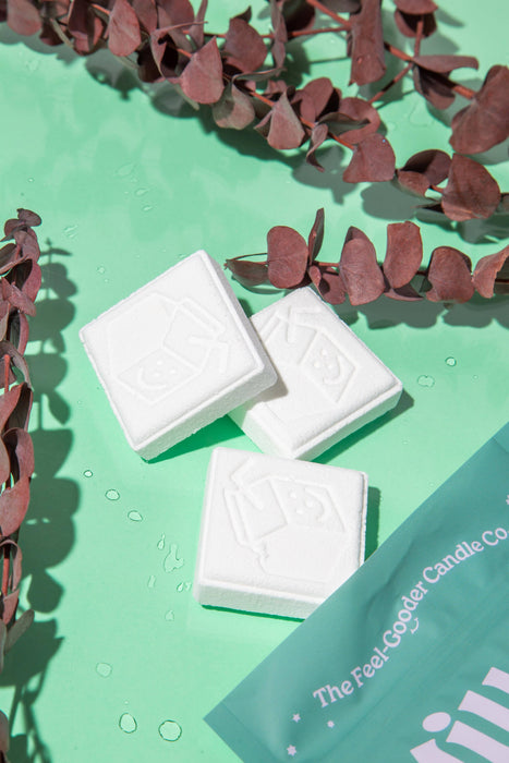 Woodland douchestamers met etherische olie