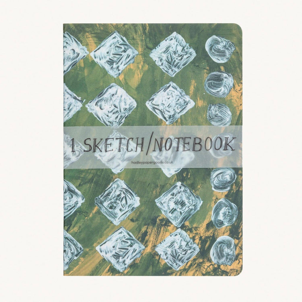 Charleston schetsboeken set, detail van de texturen
