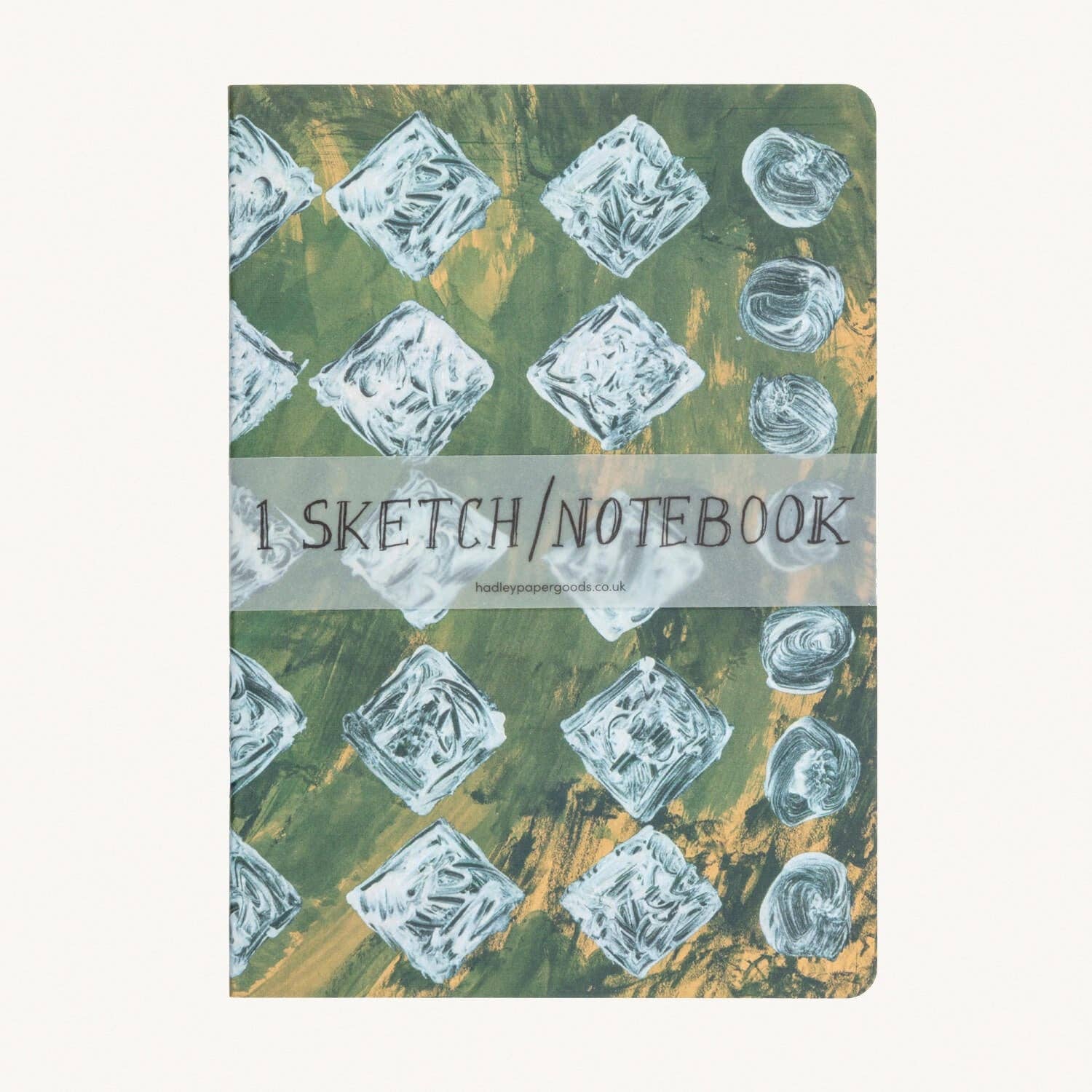 Charleston schetsboeken set, detail van de texturen
