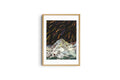 Risografieposter 'Pic du Midi' van Clement Vuillier, gedrukt door KIBLIND Atelier