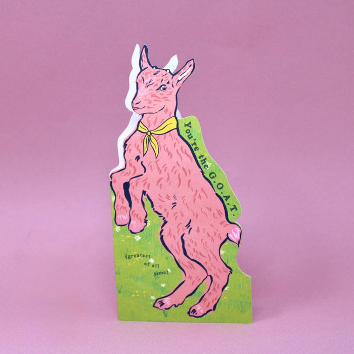 Geitvormige Wenskaart