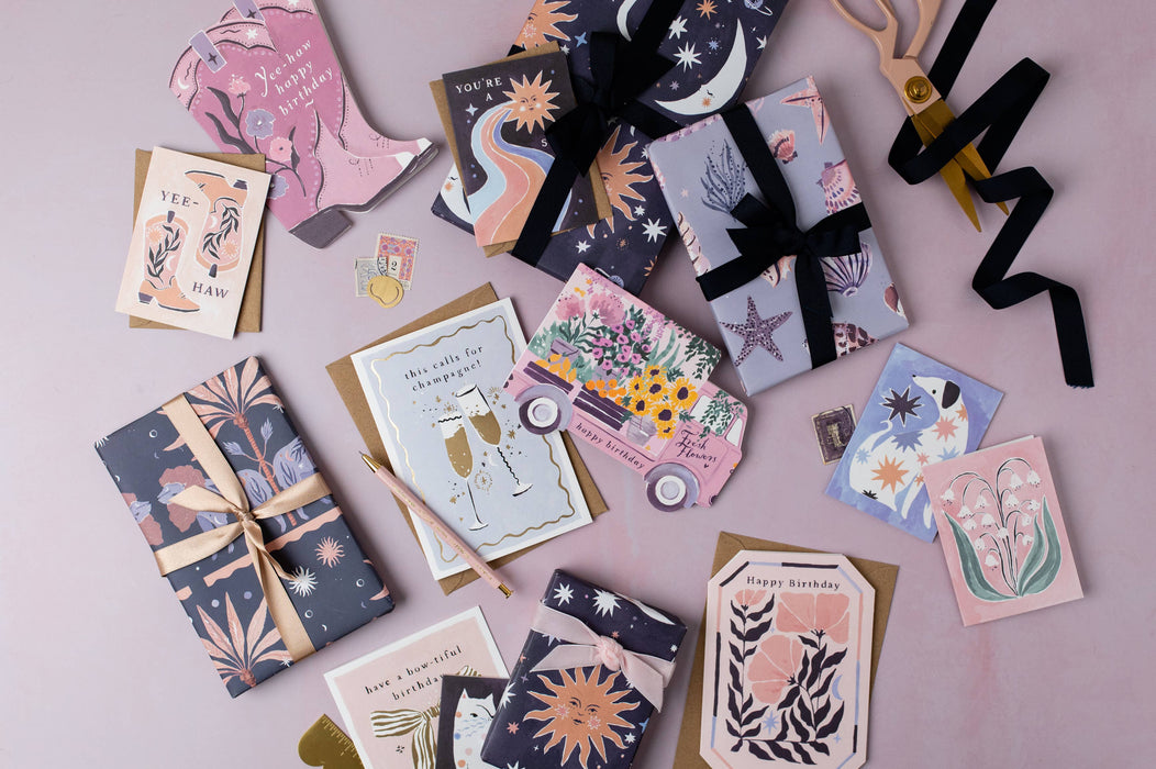 Yee-Haw Cowboy Boots Minikaart | Boots Mini wenskaarten