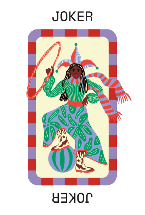 Fabrique Speelkaarten Strepen - Rood Roze