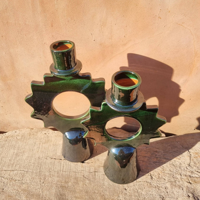 Handgemaakte ster kandelaar.