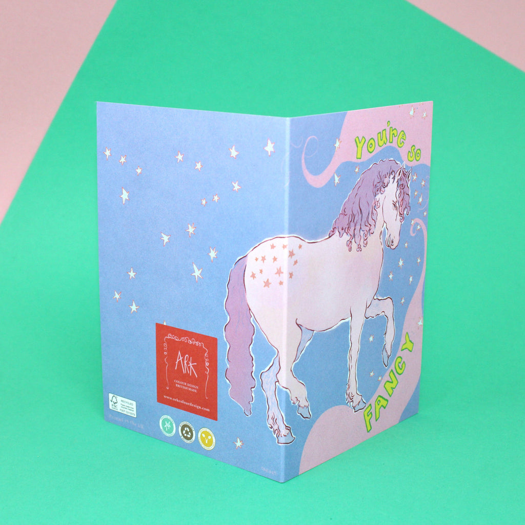 You're so fancy kaart met bruine envelop