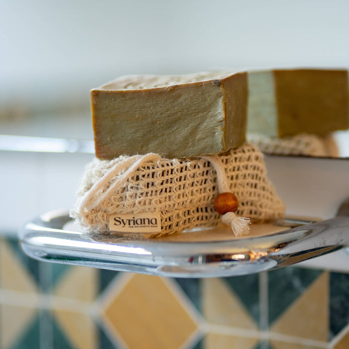 Sisal Exfoliërende Zeepbeschermer in Je Hammam Routine