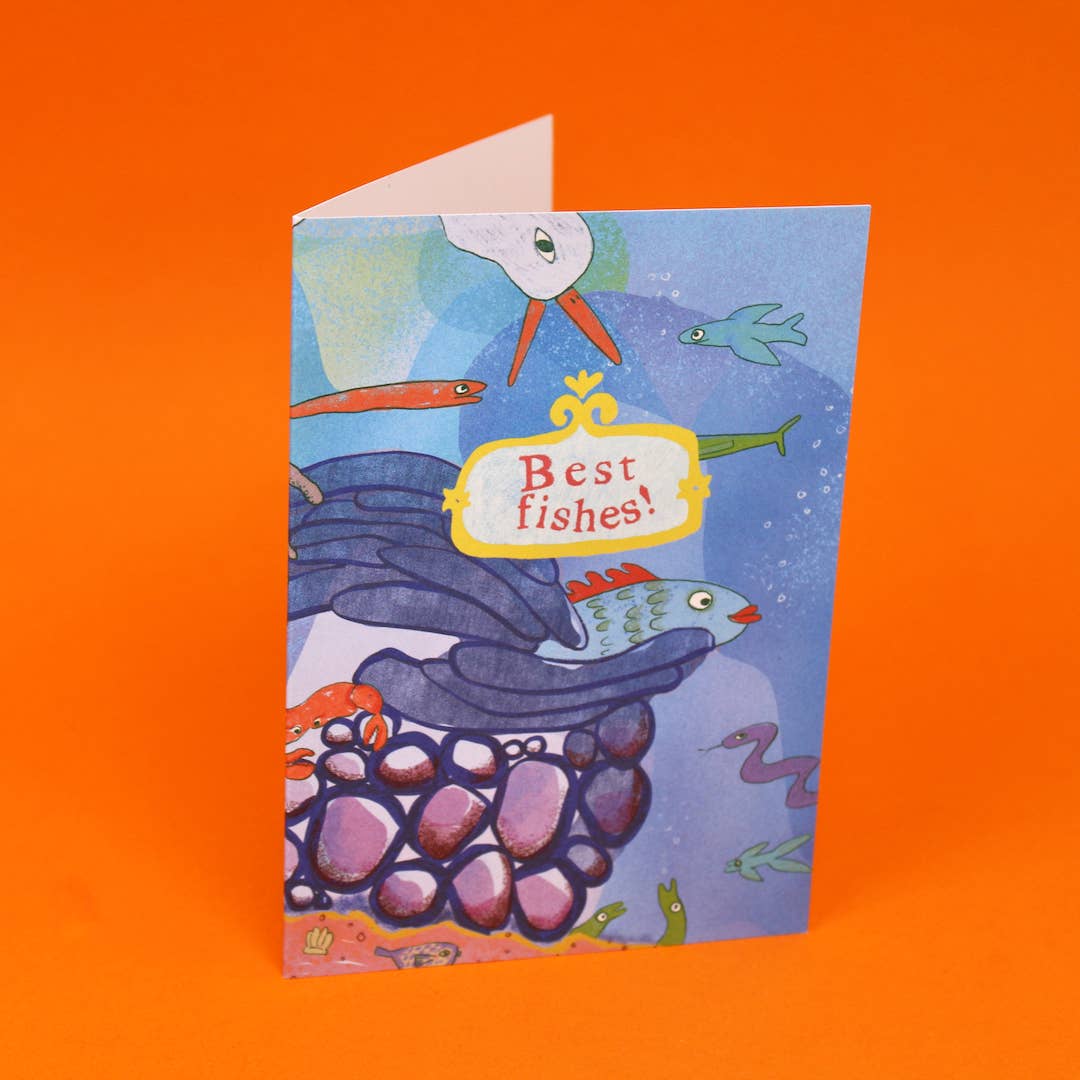 Best Fishes A6 wenskaart