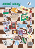 A5 stickervel Oooh Cosy met gezellige illustraties van Eat the Moon