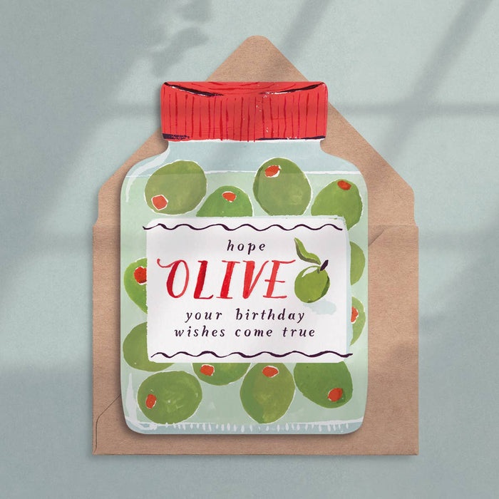 Olijven verjaardagskaart | Olive Jar verjaardagskaart