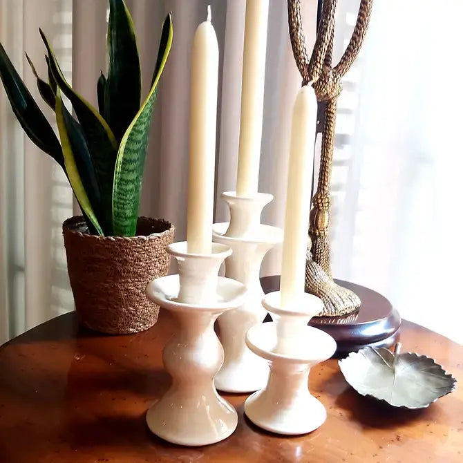 Traditionele kandelaar – wit