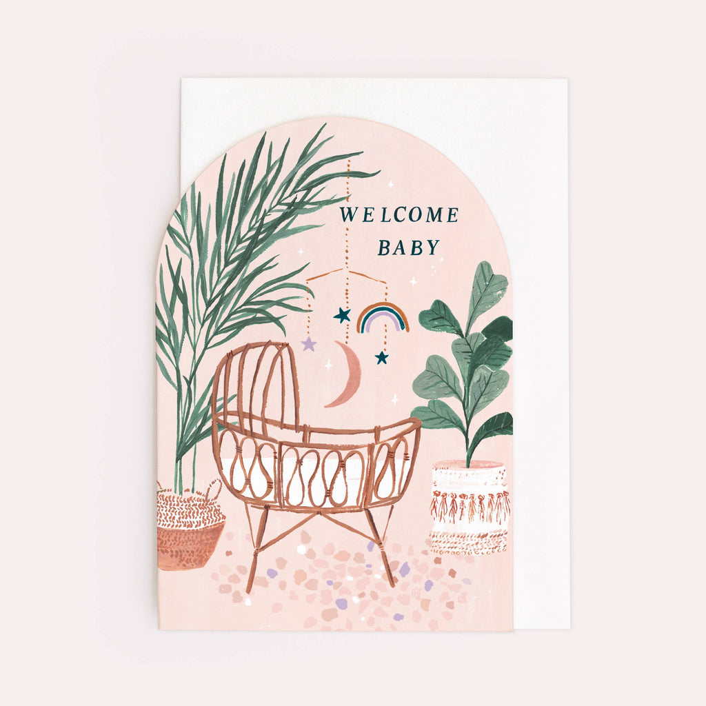 Welkom Babykaart | Nieuwe babykaart | Genderneutrale babykaart