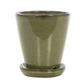 Keramische pot jade black Ø16 × 17 cm