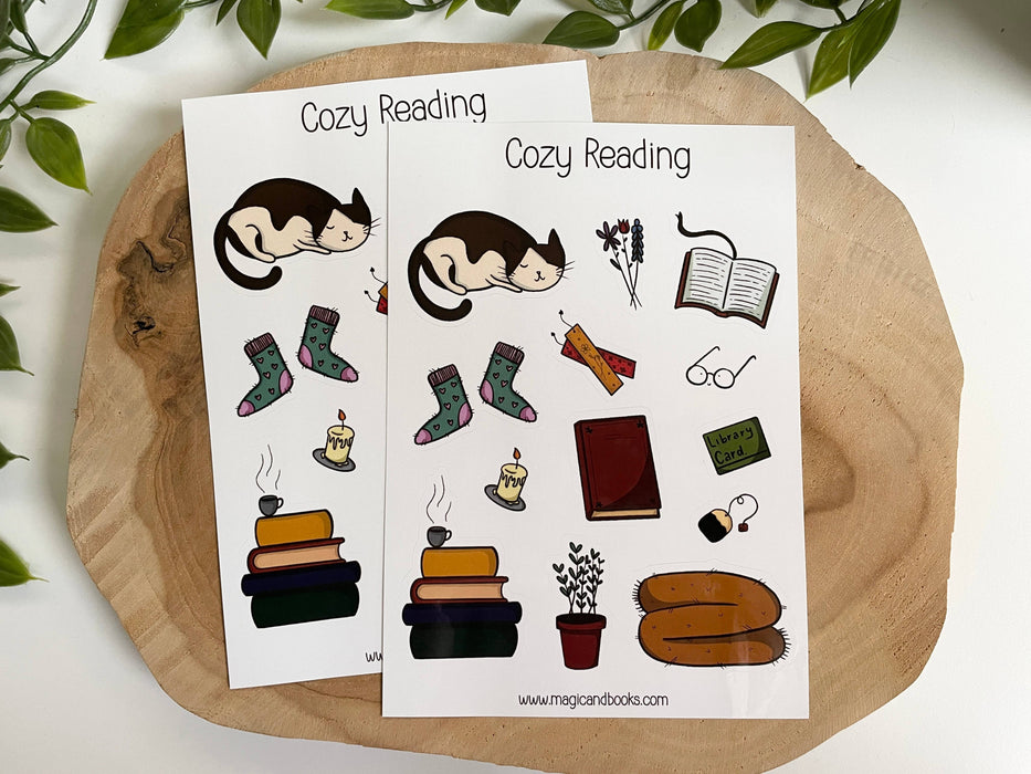 Cosy Reading stickervel-Stera