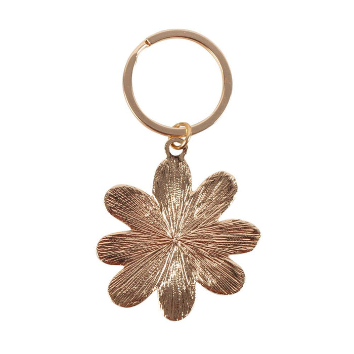 Emaille sleutelhanger met Daisy Flower-Stera