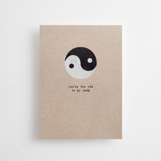 JIJ BENT DE YIN VOOR MIJN YANG - POSTKARTE -Stera