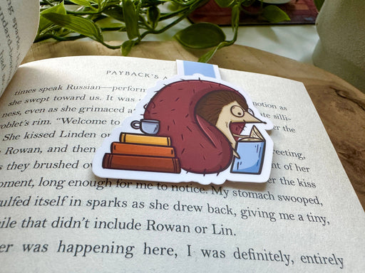 Magnetische boekenlegger van Reading Hedgehog-Stera