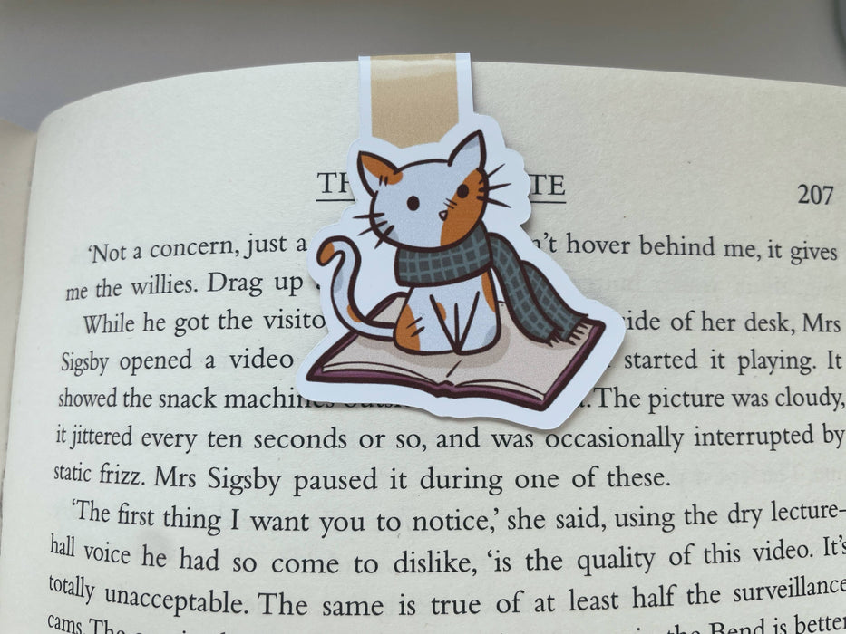 Magnetische boekenlegger voor katten en boeken-Stera