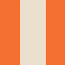 Olla - Orange and cream striped-Stera