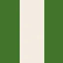 Olla - Stripes green and white-Stera