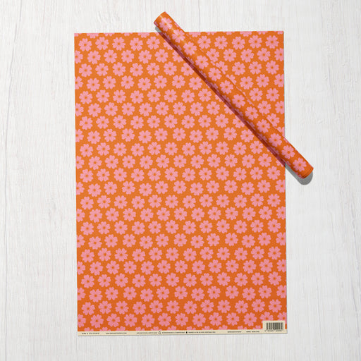 Rose Wildflower | Modern-Retro gerecycled cadeaupapier-Stera