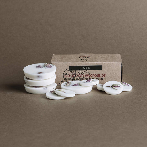 Rose scented soy wax rounds-Stera