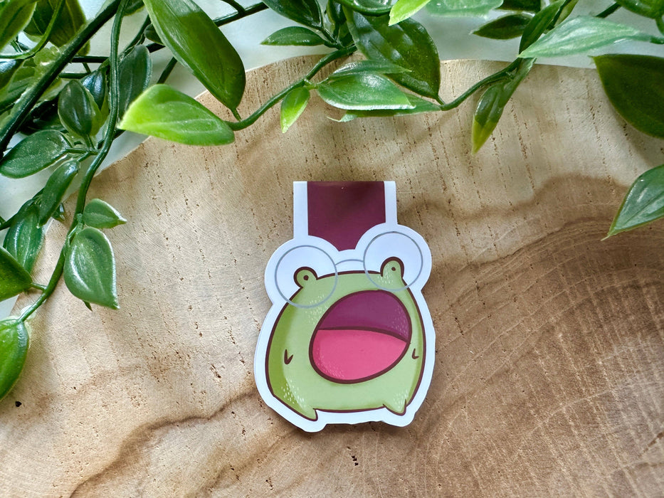 Screaming into the Void Froggie Magnetic Bookmark-Stera