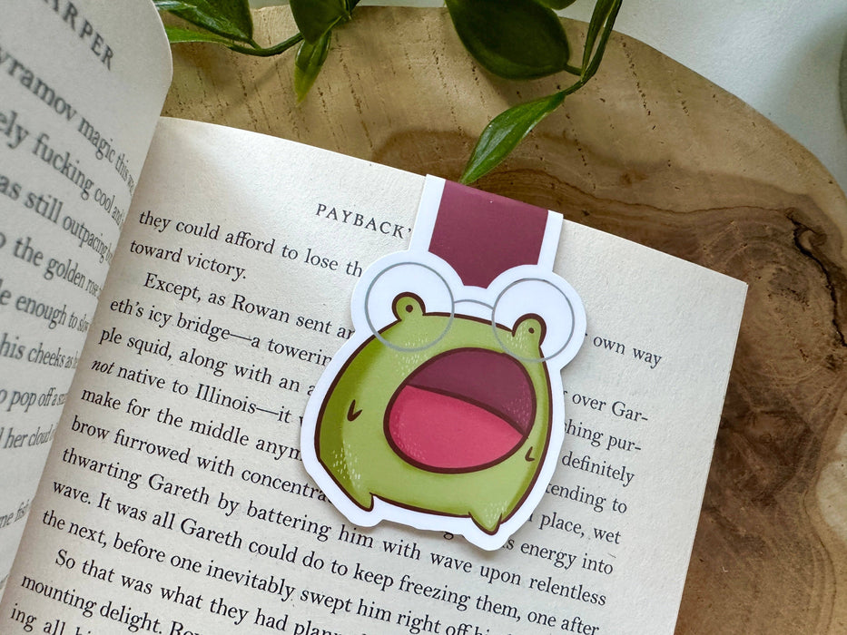 Screaming into the Void Froggie Magnetic Bookmark-Stera