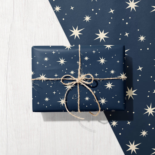 Star Gazer | Starry Modern-Retro gerecycled cadeaupapier-Stera