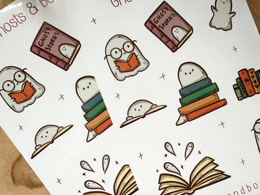 Stickervel Ghosts & Books-Stera