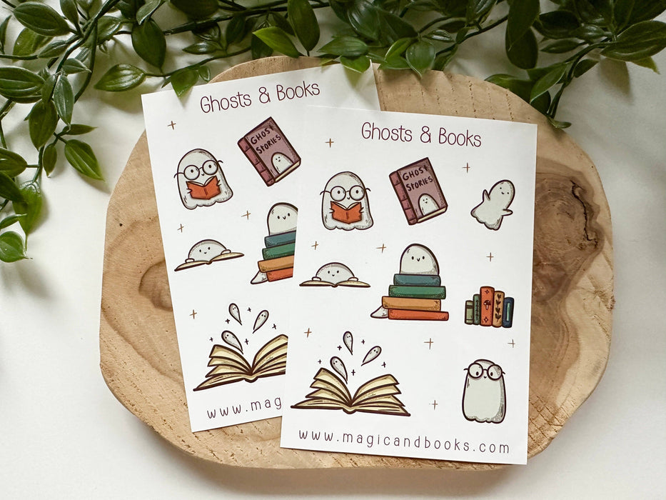 Stickervel Ghosts & Books-Stera