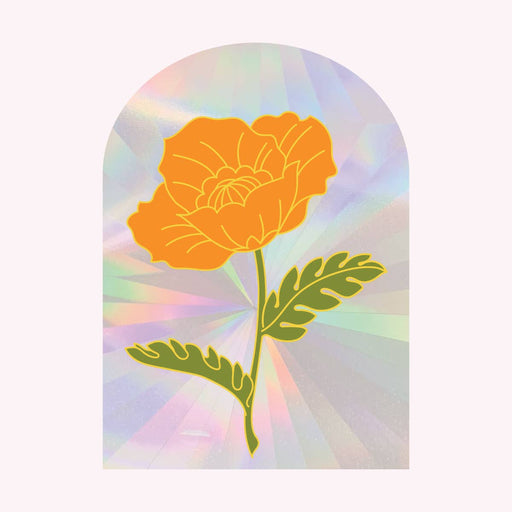 Sun Catcher Sticker - POPPY: Gevuld-Stera