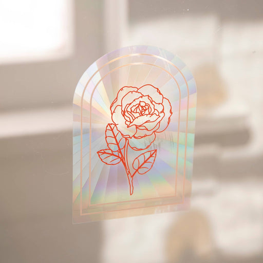 Sun Catcher Sticker - ROSE: Gevuld-Stera